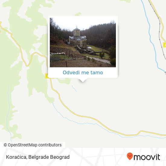 Koraćica mapa