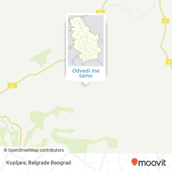 Kopljare mapa