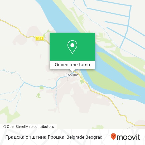 Градска општина Гроцка mapa