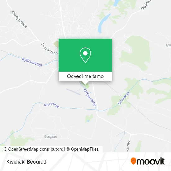 Kiseljak mapa