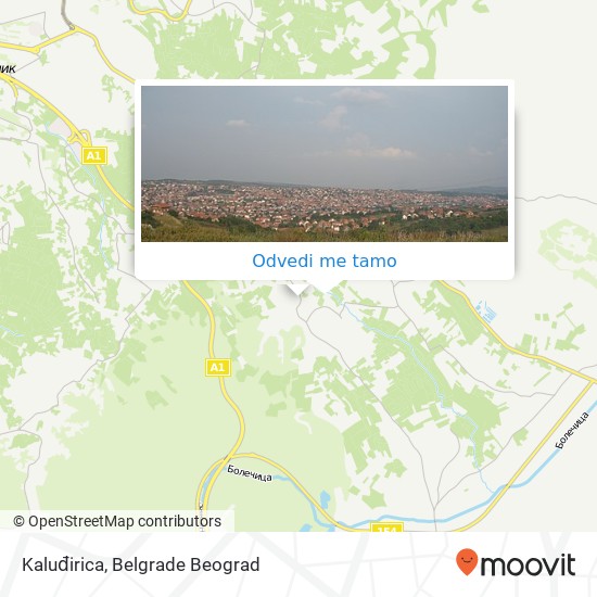 Kaluđirica mapa