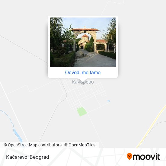 Kačarevo mapa