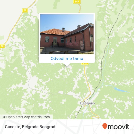 Guncate mapa