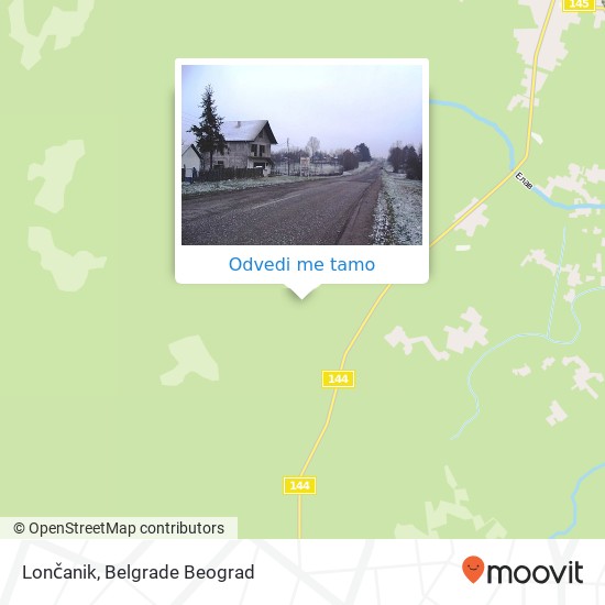 Lončanik mapa