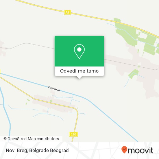 Novi Breg mapa