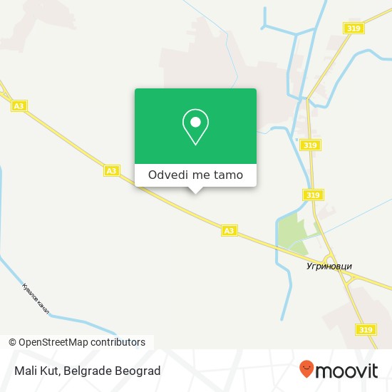 Mali Kut mapa