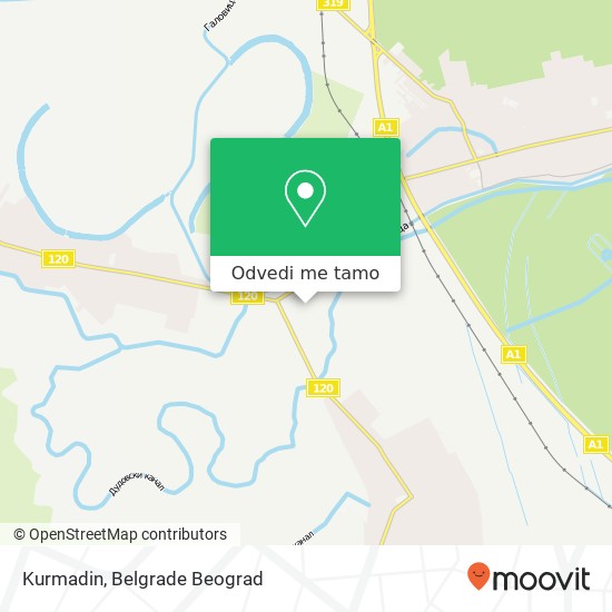 Kurmadin mapa