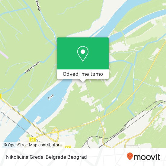 Nikoličina Greda mapa