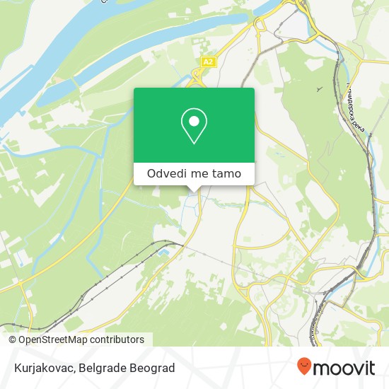 Kurjakovac mapa