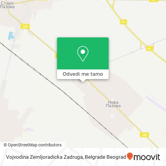 Vojvodina Zemljoradicka Zadruga mapa