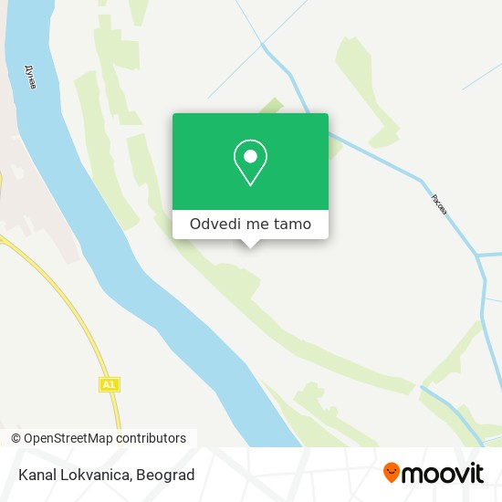 Kanal Lokvanica mapa