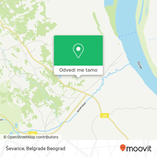 Ševarice mapa