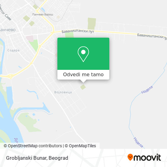 Grobljanski Bunar mapa