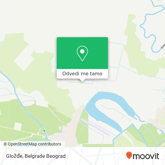 Gložđe mapa