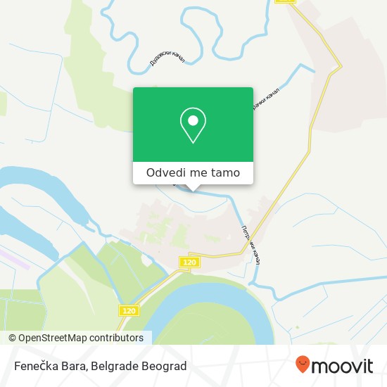 Fenečka Bara mapa