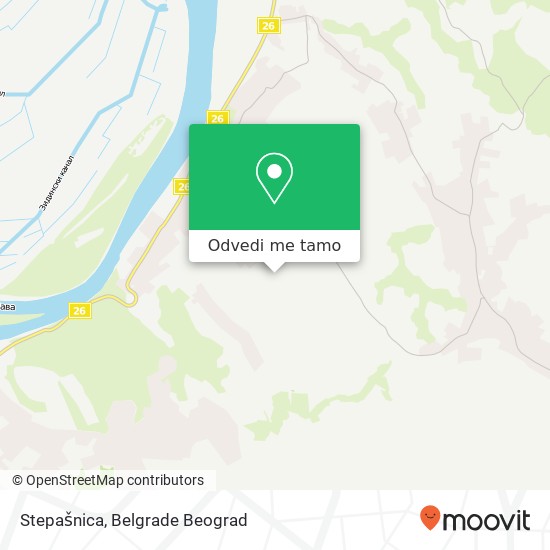 Stepašnica mapa