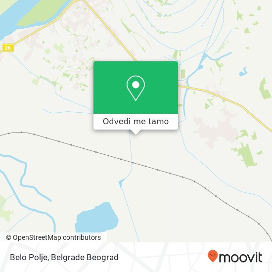 Belo Polje mapa