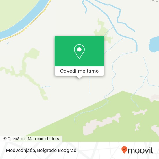 Medvednjača mapa