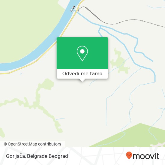 Gorljača mapa