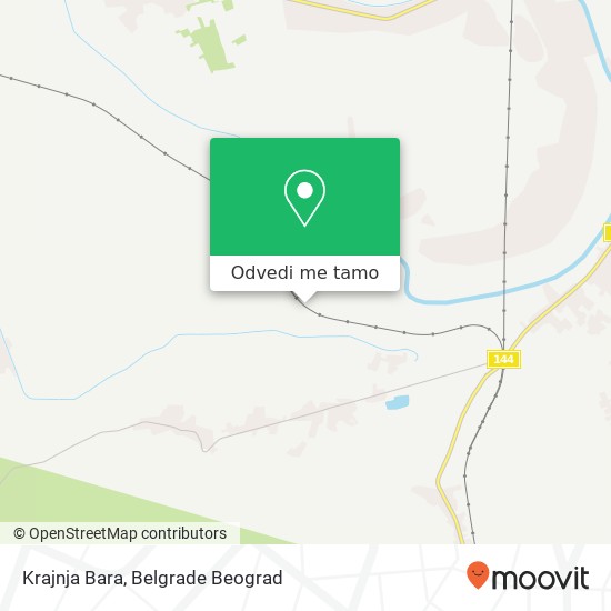 Krajnja Bara mapa