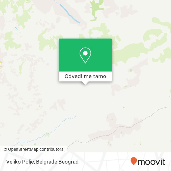 Veliko Polje mapa