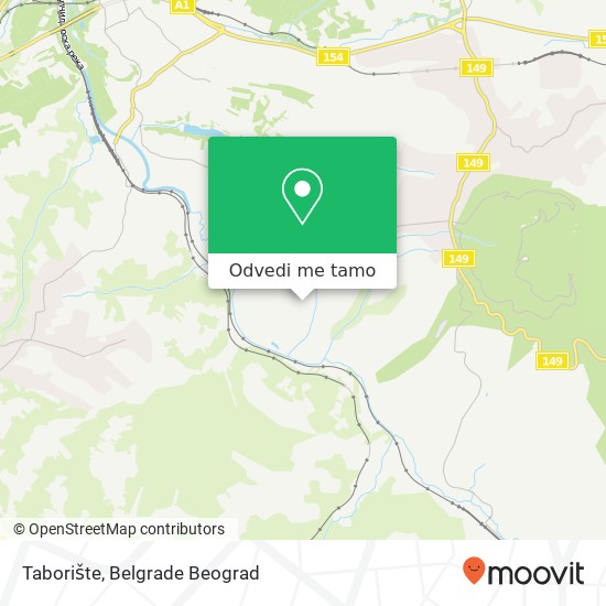 Taborište mapa