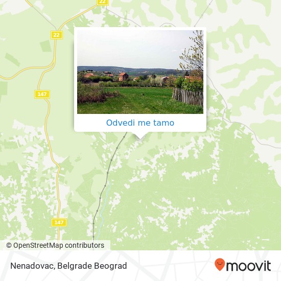 Nenadovac mapa