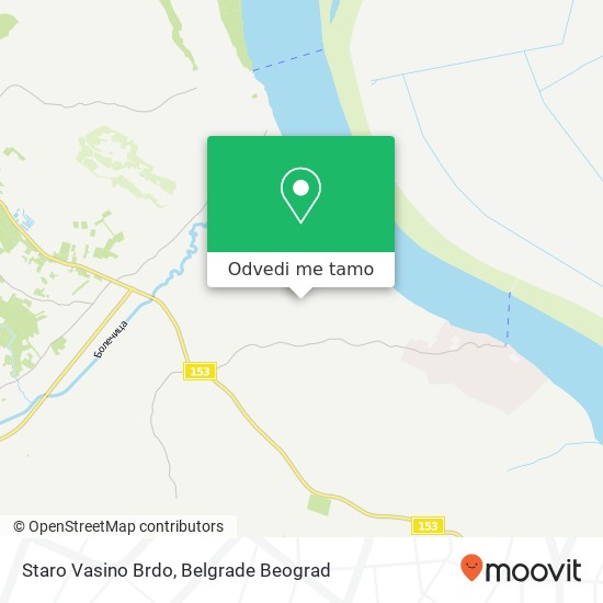 Staro Vasino Brdo mapa