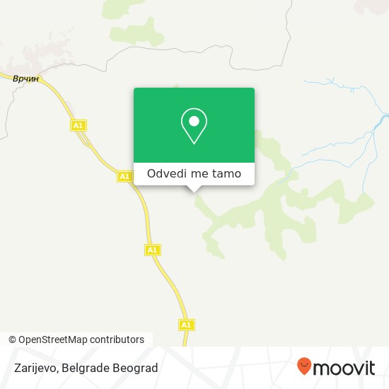 Zarijevo mapa