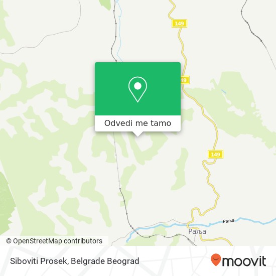 Siboviti Prosek mapa