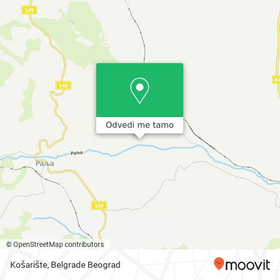 Košarište mapa