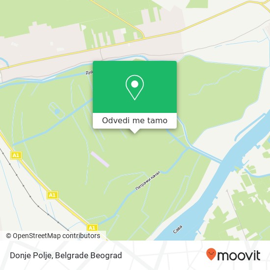 Donje Polje mapa