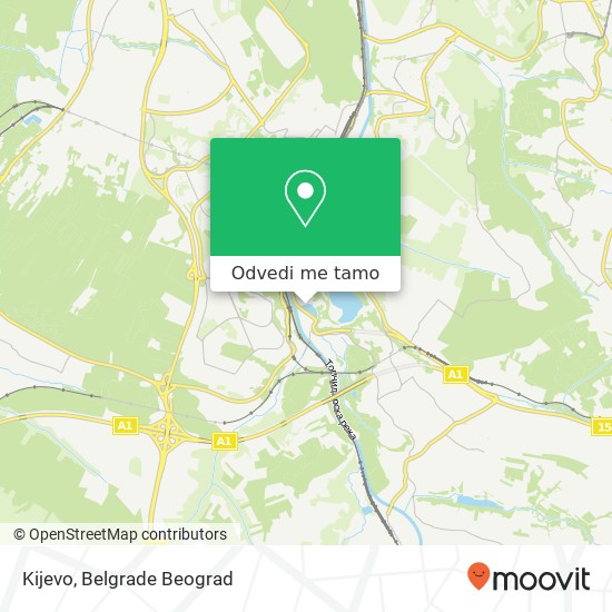 Kijevo mapa