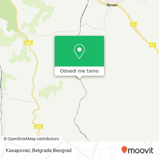 Kasapovac mapa