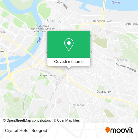 Crystal Hotel mapa