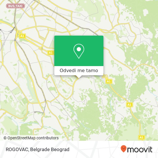 ROGOVAC mapa