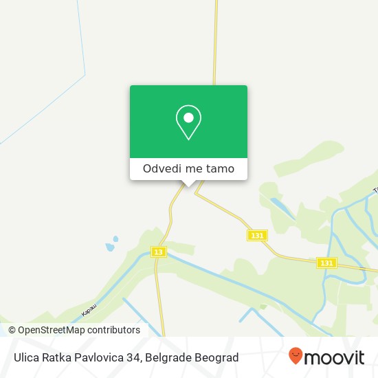 Ulica Ratka Pavlovica 34 mapa