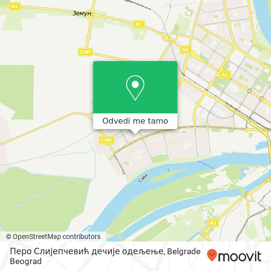 Перо Слијепчевић дечије одељење mapa