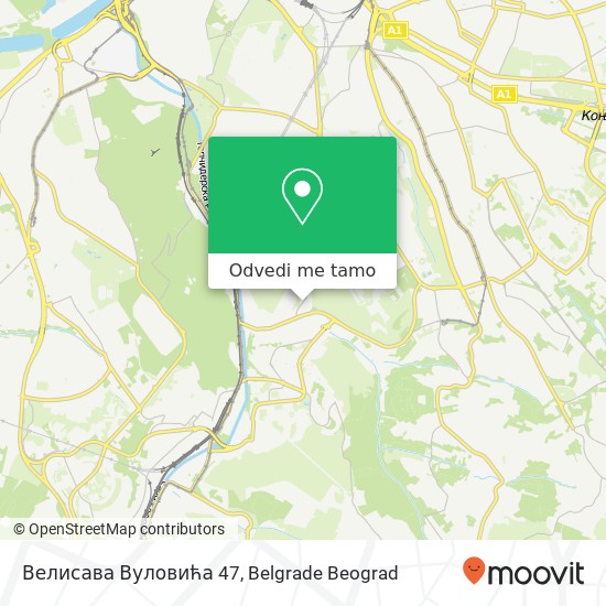 Велисава Вуловића 47 mapa