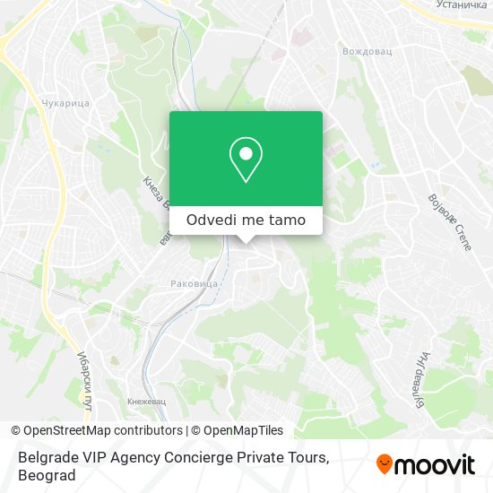 Belgrade VIP Agency Concierge Private Tours mapa