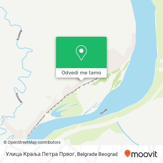 Улица Краља Петра Првог mapa