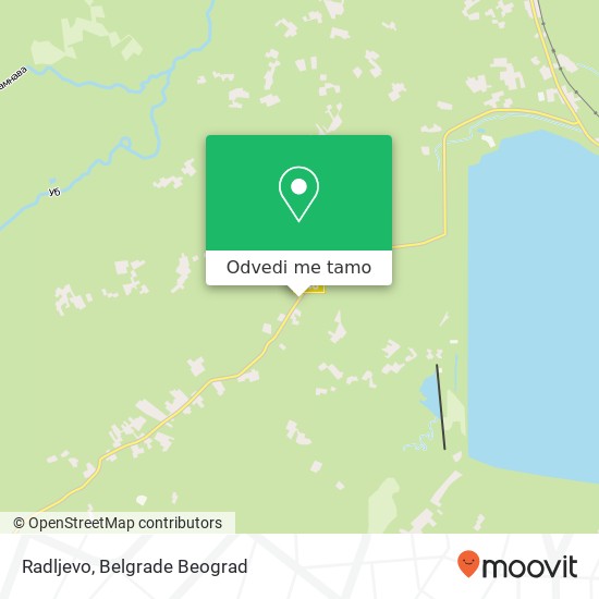 Radljevo mapa