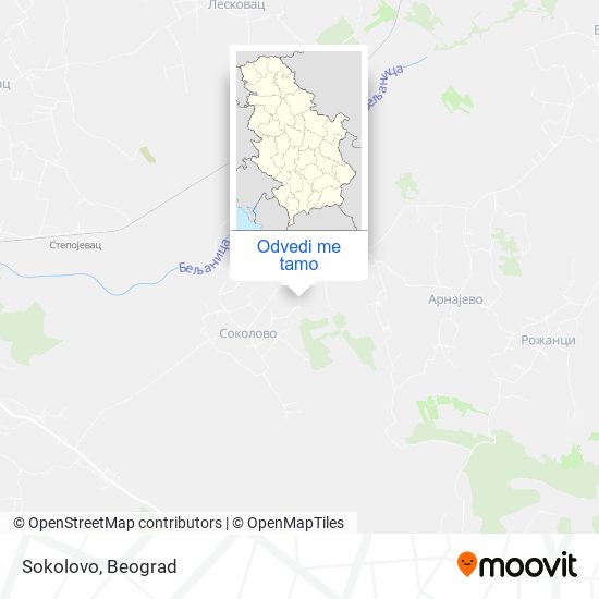 Sokolovo mapa