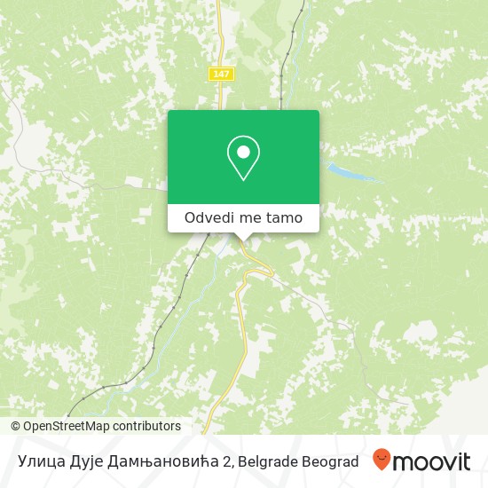 Улица Дује Дамњановића 2 mapa