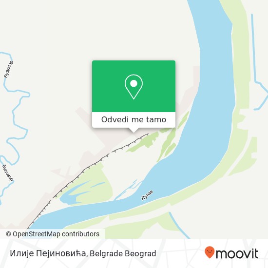 Илије Пејиновића mapa