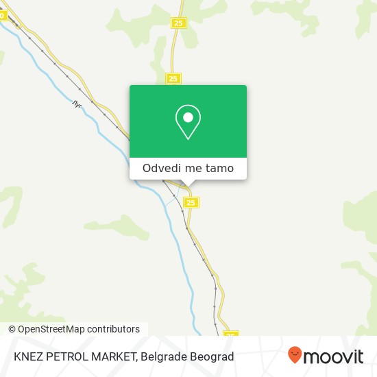 KNEZ PETROL MARKET mapa