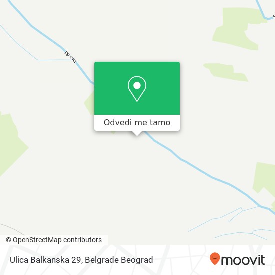 Ulica Balkanska 29 mapa