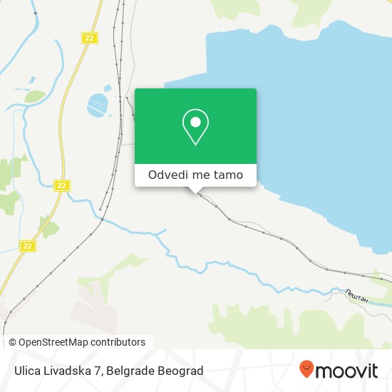 Ulica Livadska 7 mapa