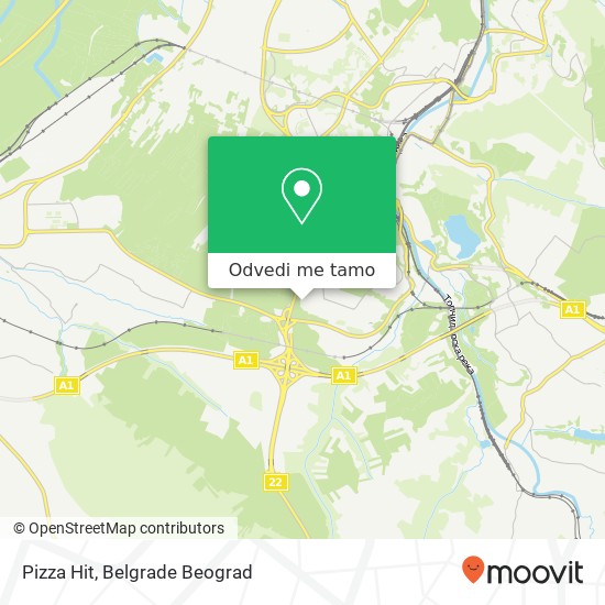 Pizza Hit mapa