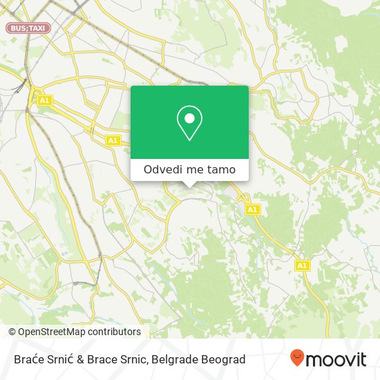 Braće Srnić & Brace Srnic mapa